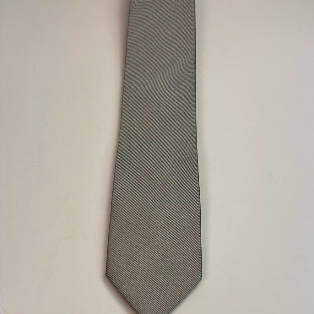 Paul‎ Fredrick Elegant Silk Gray Tie